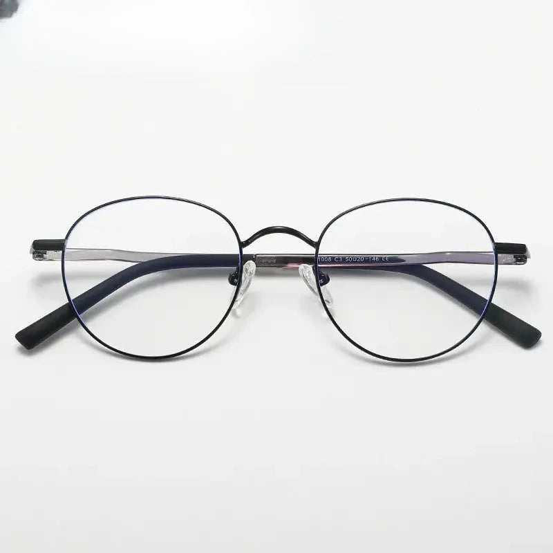 Women's Round Full Rim TR90 Prescription Glasses 10087 — view 1 | Rx Spectacle