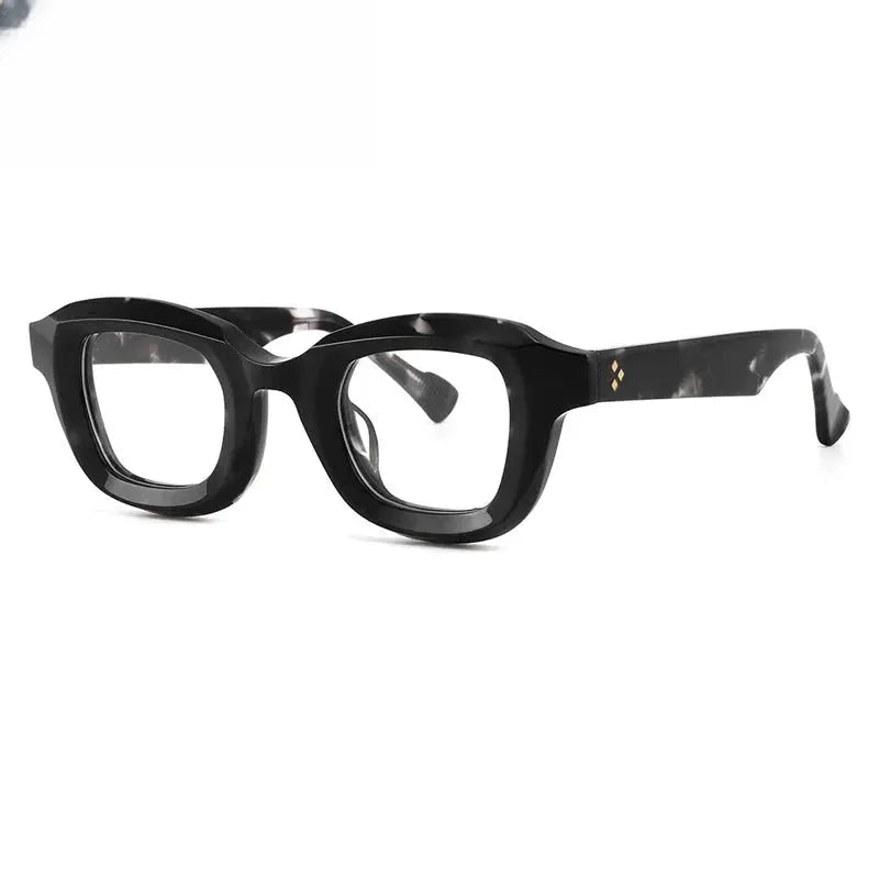 Unisex Square Full Rim Acetate Prescription Glasses Gxyj1145 — view 8 | Rx Spectacle