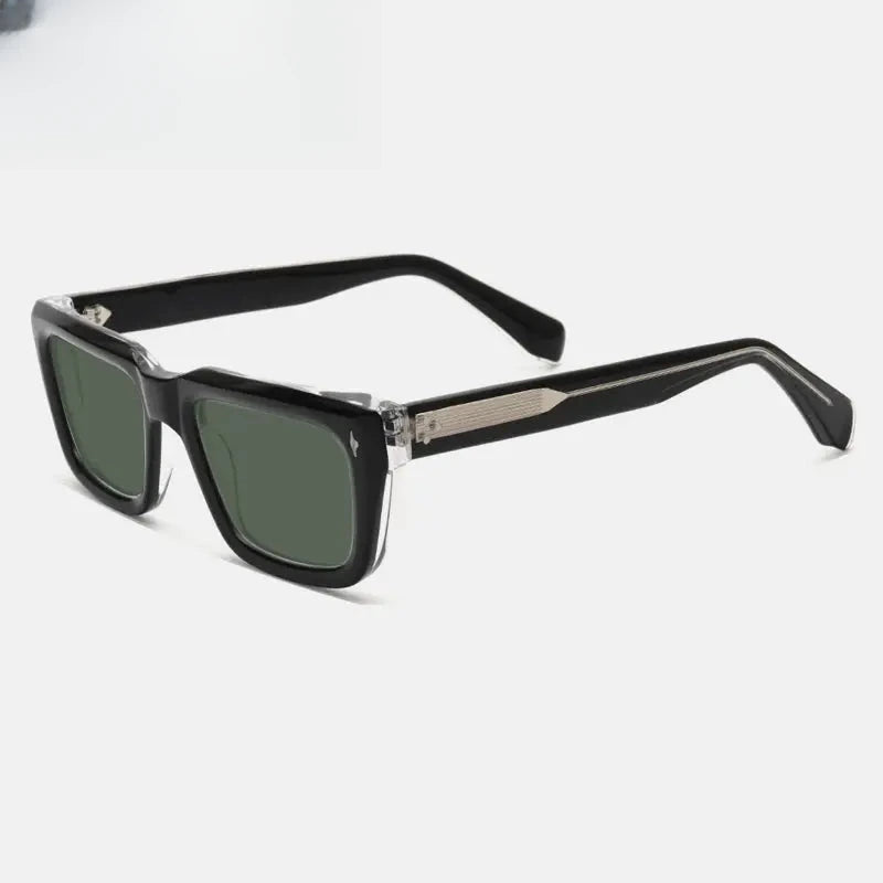 Unisex Square Full Rim Acetate Prescription Glasses Mo13 — view 13 | Rx Spectacle