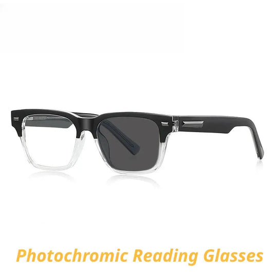 Unisex Square Full Rim Acetate Reading Glasses 421035 — view 1 | Rx Spectacle