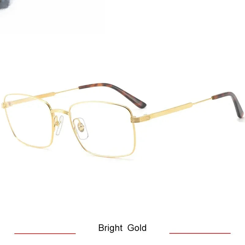 Women's Square Full Rim Titanium Prescription Glasses 303470 — view 4 | Rx Spectacle