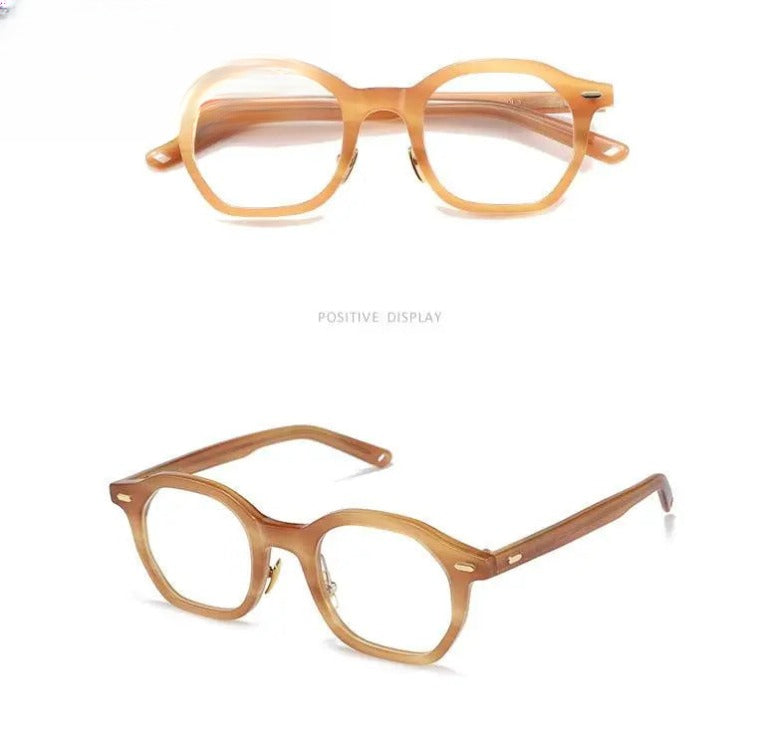Unisex Square Full Rim Acetate Prescription Glasses Gxj33 — view 18 | Rx Spectacle