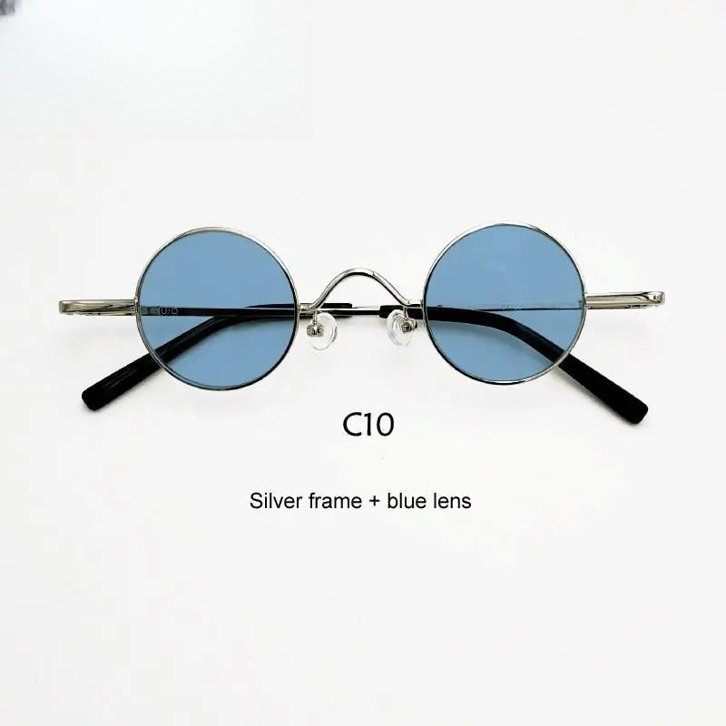 Unisex Round Full Rim Acetate Prescription Glasses Y050 — view 16 | Rx Spectacle