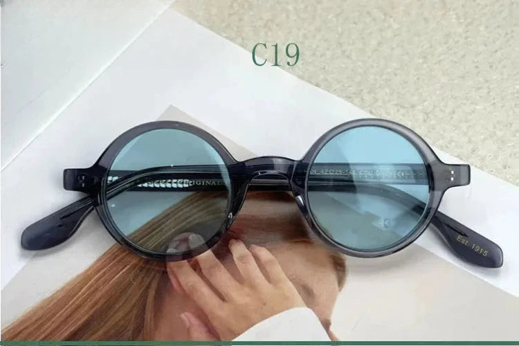 Unisex Round Full Rim Acetate Prescription Glasses 4225s — view 25 | Rx Spectacle