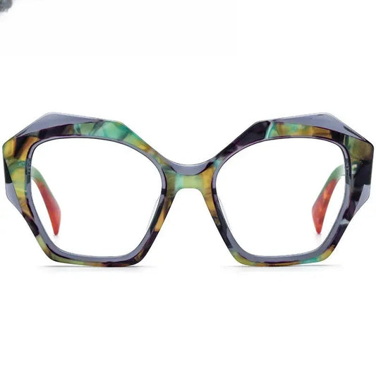 Women's Butterfly Full Rim Acetate Prescription Glasses 619359 — view 1 | Rx Spectacle