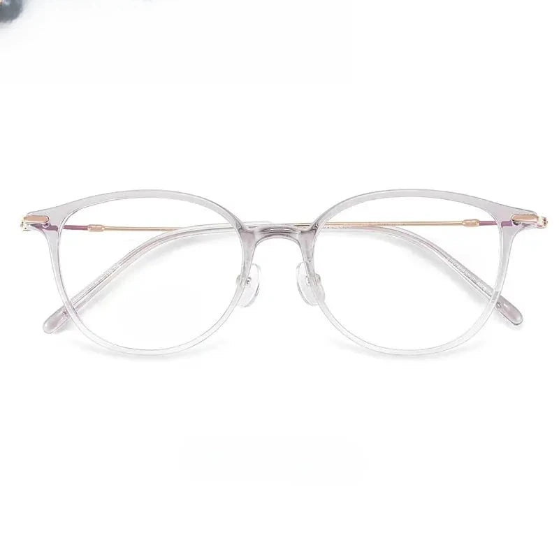 Unisex Square Full Rim Titanium Prescription Glasses 618262 — view 5 | Rx Spectacle