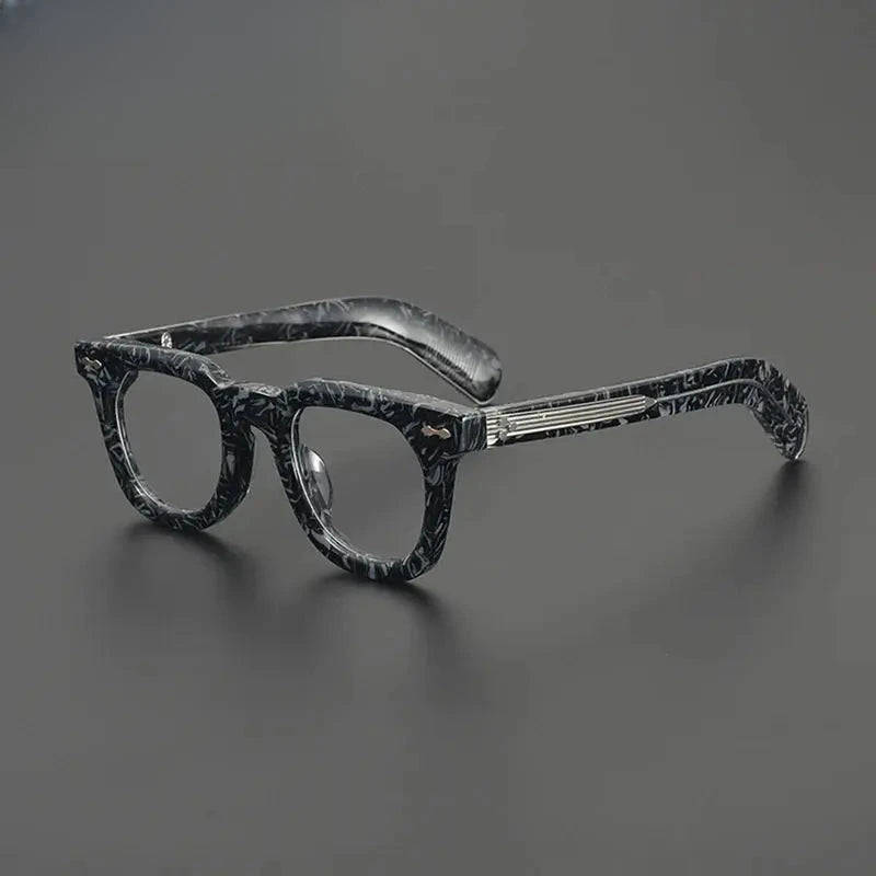 Women's Square Full Rim Acetate Prescription Glasses 679229 — view 4 | Rx Spectacle