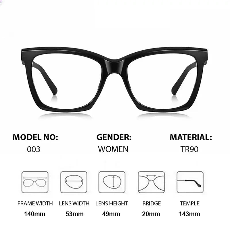 Unisex Square Full Rim Titanium Prescription Glasses 40003 — view 2 | Rx Spectacle