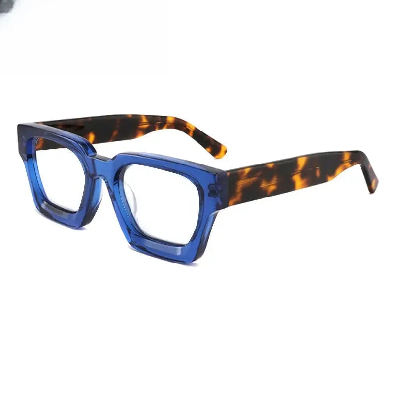 Unisex Square Full Rim Acetate Prescription Glasses Gxyj1472 — view 9 | Rx Spectacle