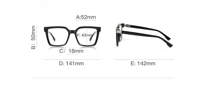 Women's Square Full Rim TR90 Reading Glasses 632281 — view 3 | Rx Spectacle