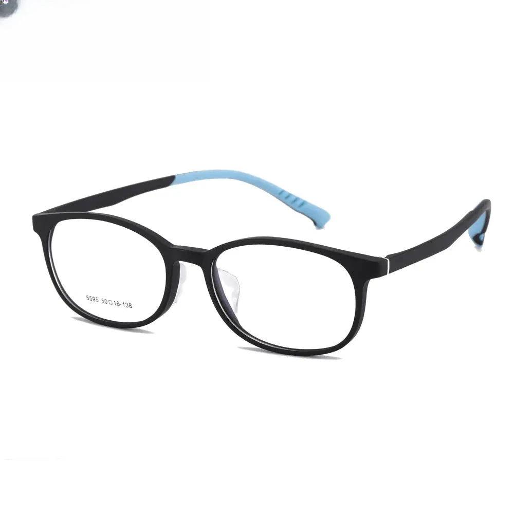 Unisex Round Full Rim Titanium Prescription Glasses 55954 — view 6 | Rx Spectacle