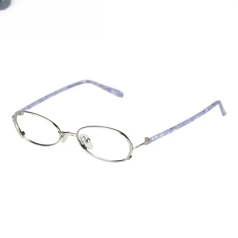 Women's Oval Full Rim Alloy Prescription Glasses 2331 — view 4 | Rx Spectacle