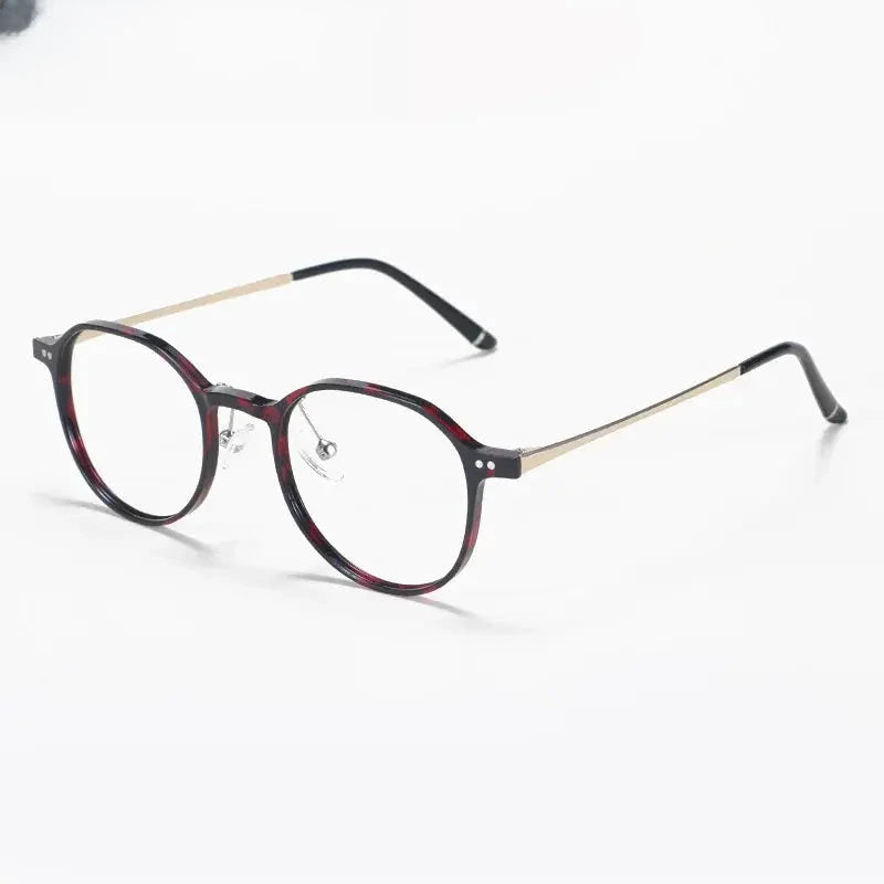 Unisex Round Full Rim Ultem Prescription Glasses 2186 — view 9 | Rx Spectacle