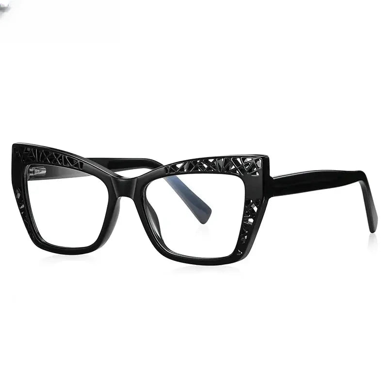 Women's Cat Eye Full Rim Plastic Reading Glasses Pfd2184 — view 5 | Rx Spectacle