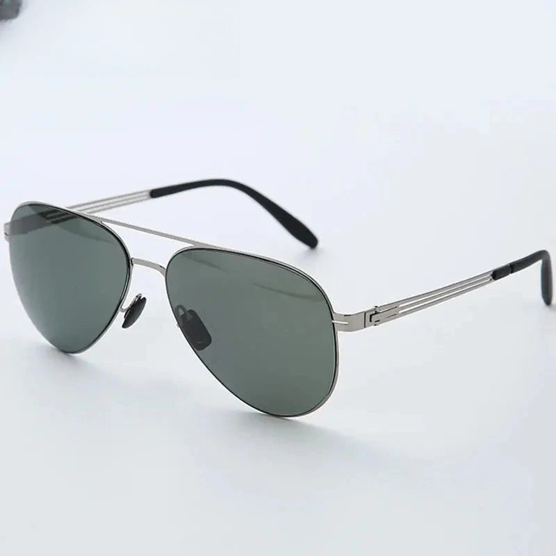 Unisex Oval Full Rim Alloy Screwless Prescription Glasses 6880 — view 1 | Rx Spectacle
