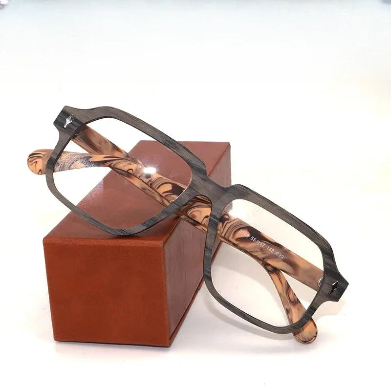 Unisex Square Full Rim Acetate Prescription Glasses 968188 — view 1 | Rx Spectacle