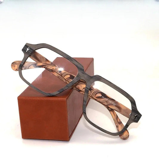 Unisex Square Full Rim Acetate Prescription Glasses 968188 — view 1 | Rx Spectacle