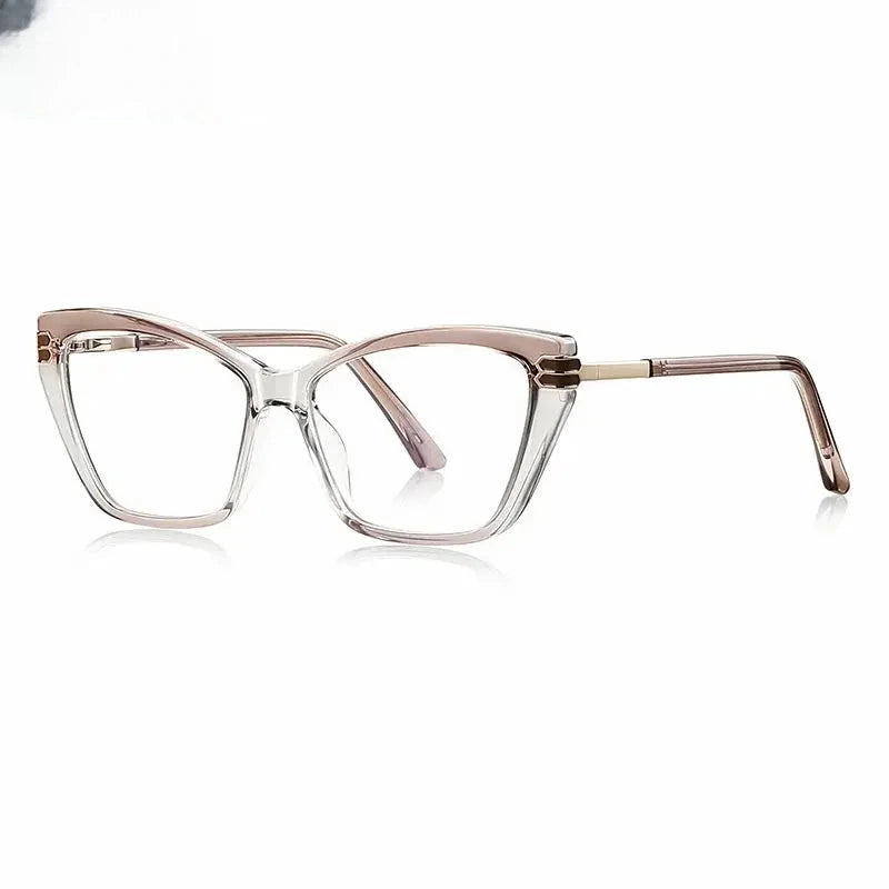 Women's Cat Eye Full Rim TR90 Prescription Glasses 882262 — view 5 | Rx Spectacle