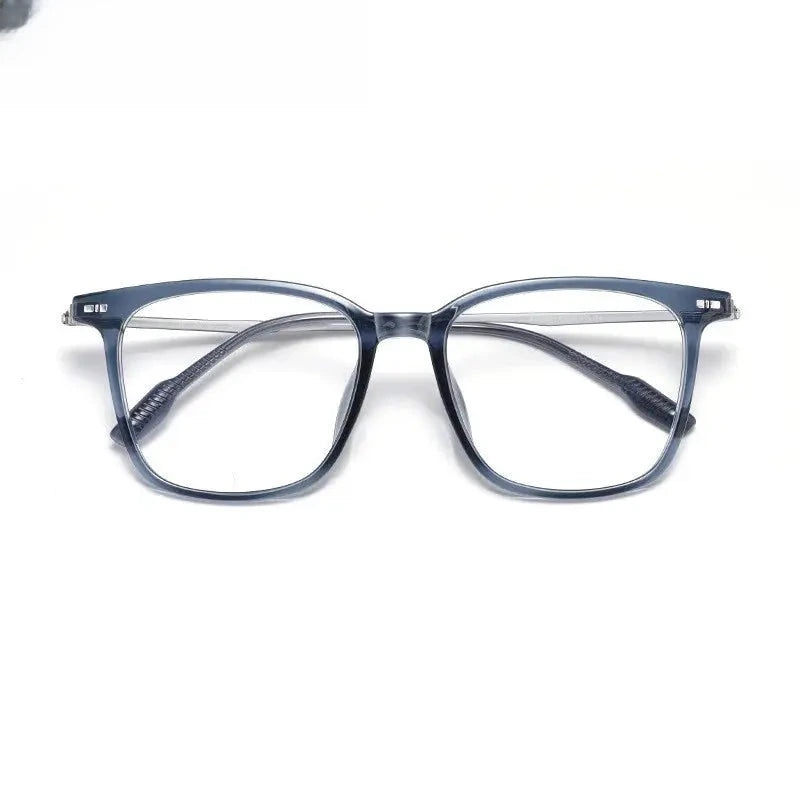 Unisex Square Full Rim Titanium Prescription Glasses 331020 — view 6 | Rx Spectacle