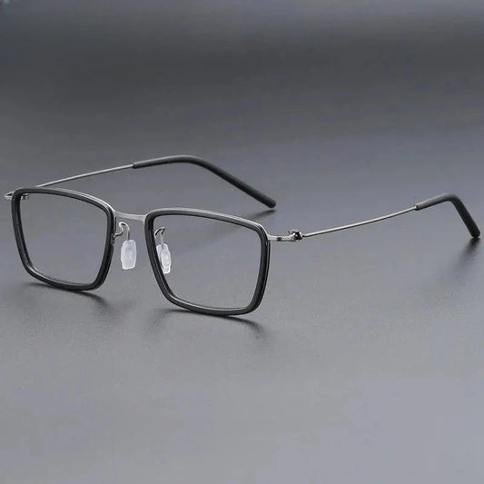 Unisex Square Full Rim Titanium Prescription Glasses 699853 — view 1 | Rx Spectacle