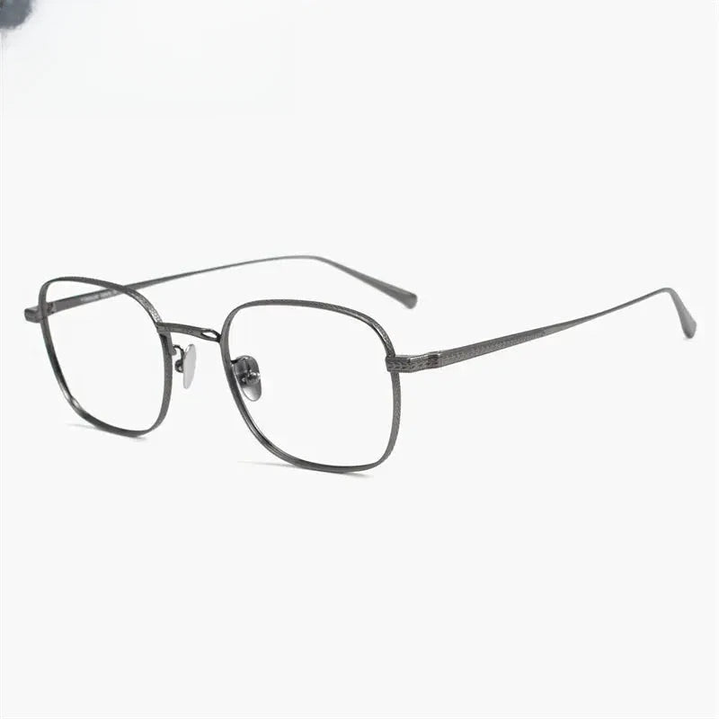 Men's Polygon Full Rim Titanium Prescription Glasses 63015 — view 8 | Rx Spectacle