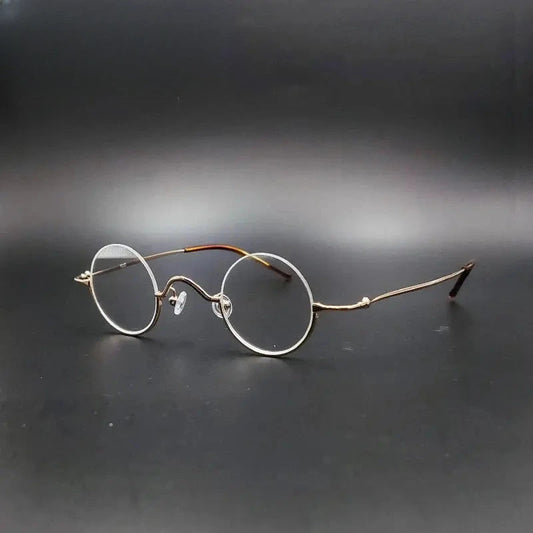 Women's Round Semi-Rimless Alloy Reading Glasses 13535 — view 1 | Rx Spectacle