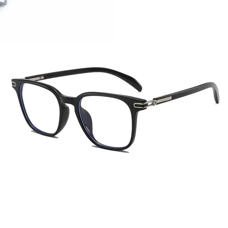 Women's Square Full Rim Titanium Prescription Glasses 90 — view 1 | Rx Spectacle