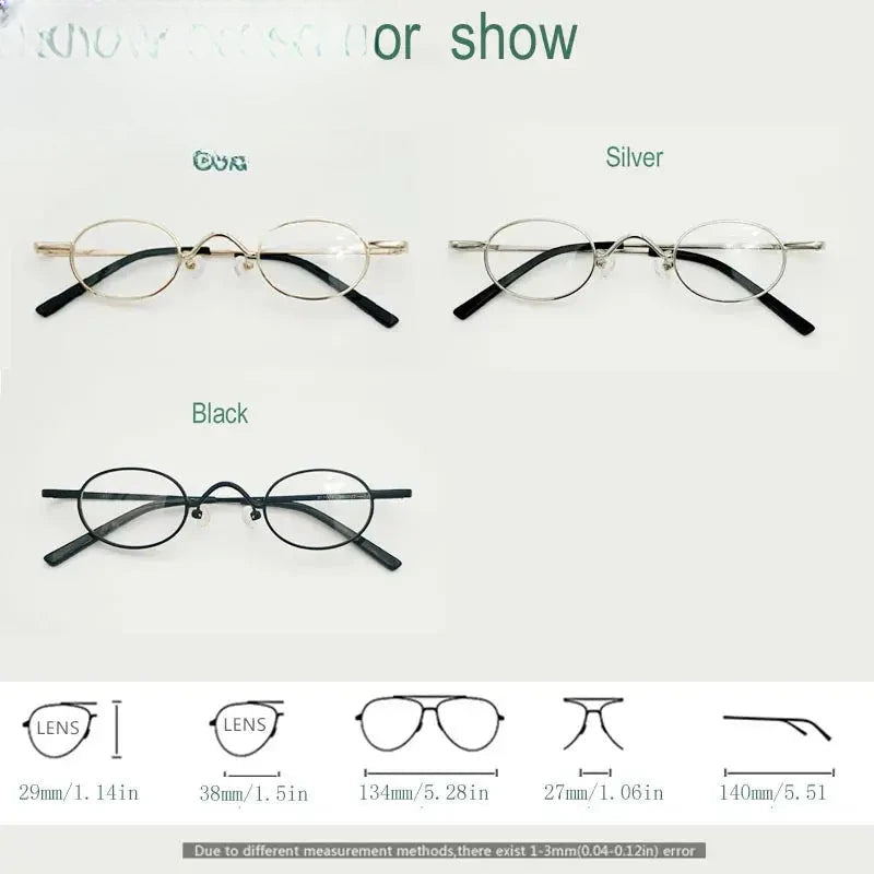 Unisex Oval Full Rim Alloy Prescription Glasses 13427 — view 2 | Rx Spectacle