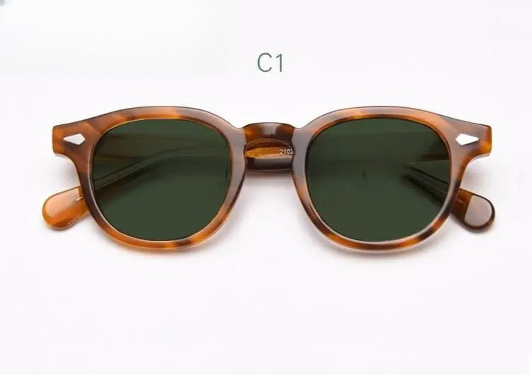 Unisex Round Full Rim Acetate Prescription Glasses 21021 — view 3 | Rx Spectacle