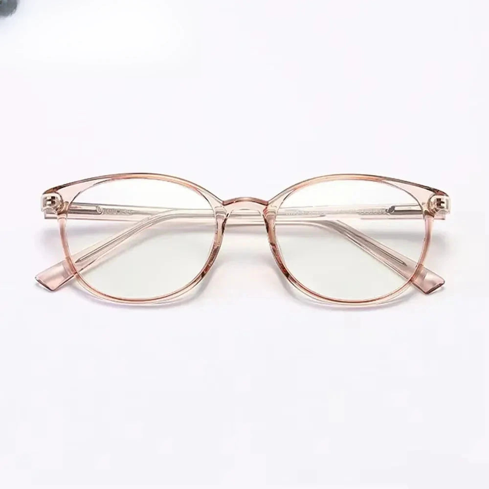 Women's Round Full Rim Titanium Prescription Glasses 398109 — view 1 | Rx Spectacle