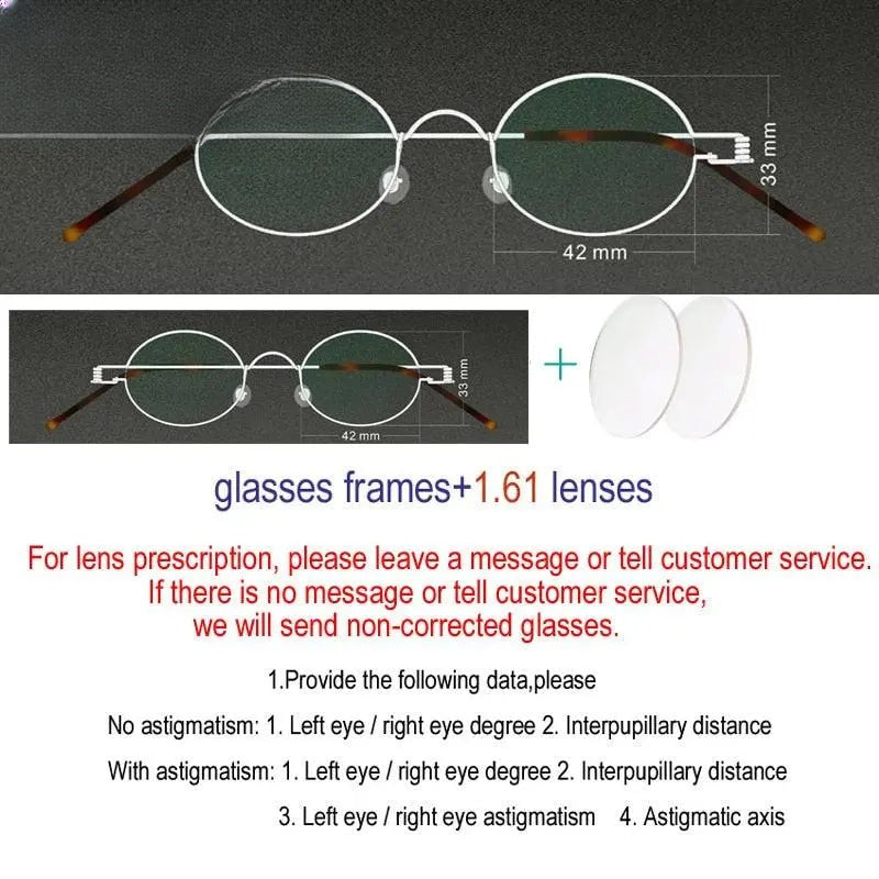 Unisex Rectangular Full Rim Stainless Steel Prescription Glasses Y040 — view 11 | Rx Spectacle