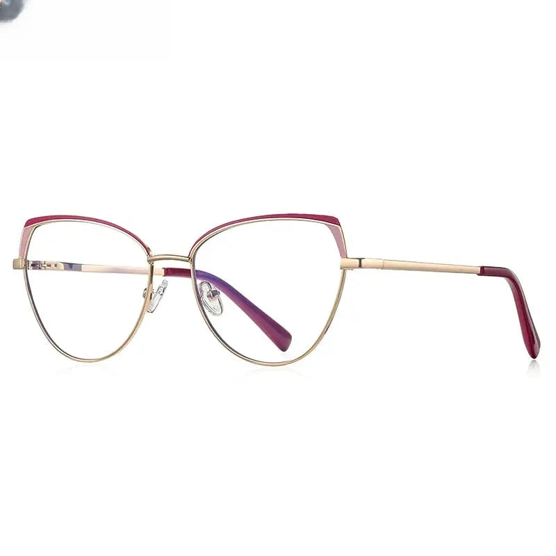 Unisex Square Full Rim Stainless Steel Reading Glasses 3105 — view 9 | Rx Spectacle