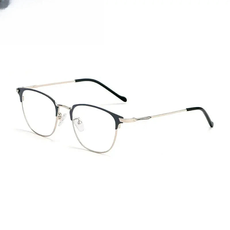 Unisex Oval Full Rim Alloy Prescription Glasses 883389 — view 3 | Rx Spectacle