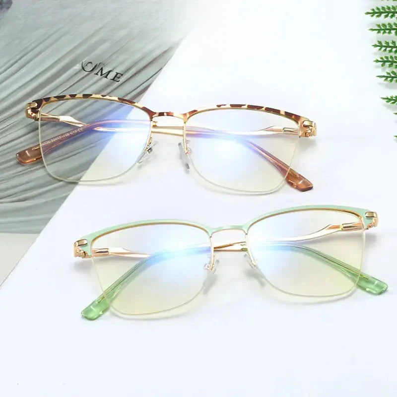 Women's Cat Eye Full Rim TR90 Prescription Glasses 195726 — view 1 | Rx Spectacle