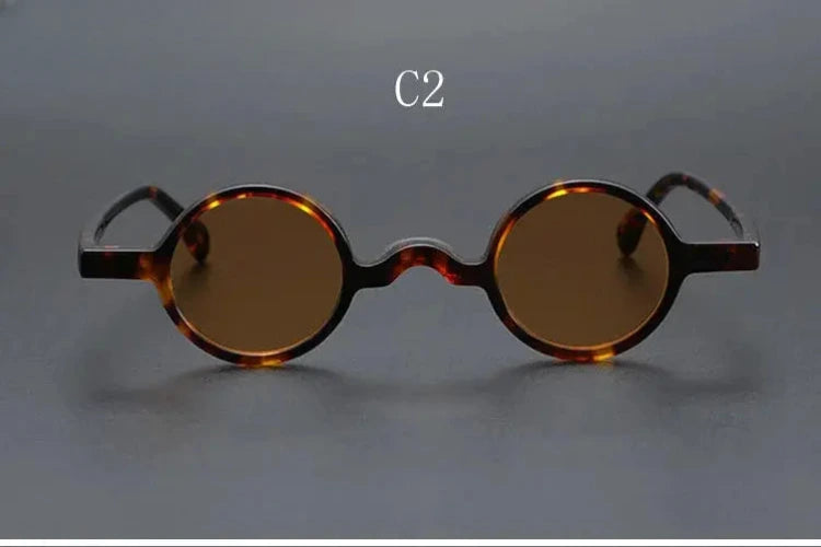 Unisex Round Full Rim Acetate Prescription Glasses 2534 — view 7 | Rx Spectacle