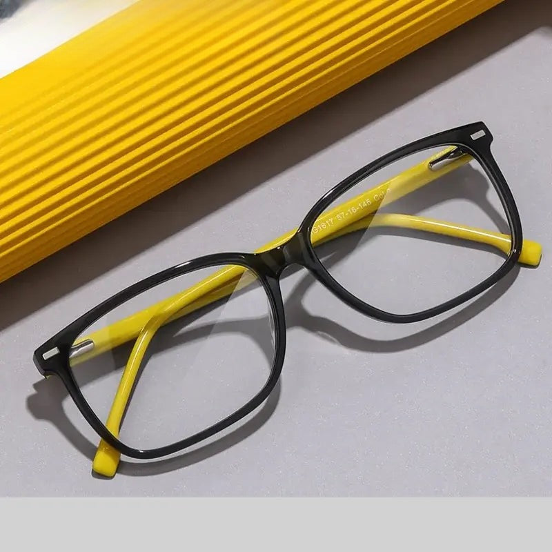 Unisex Square Full Rim Acetate Prescription Glasses 71817 — view 1 | Rx Spectacle