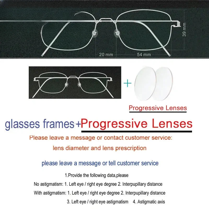 Unisex Oval Full Rim Stainless Steel Screwless Prescription Glasses 61425 — view 9 | Rx Spectacle