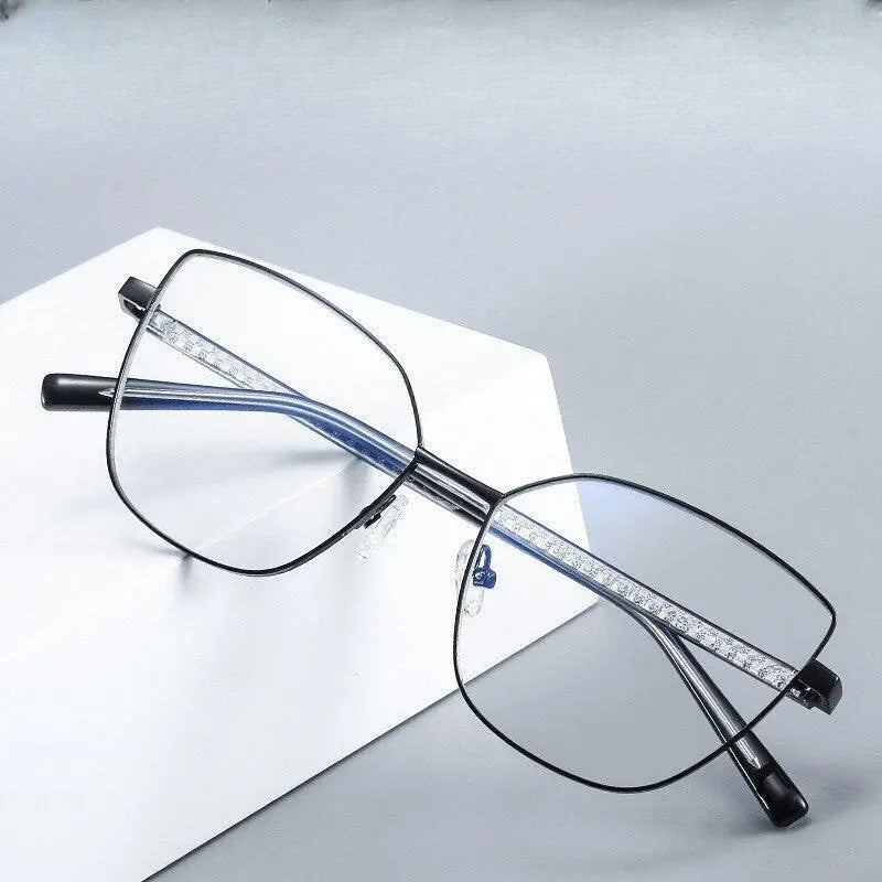 Women's Cat Eye Full Rim Titanium Prescription Glasses 3002 — view 1 | Rx Spectacle