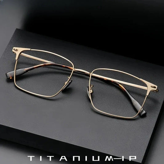 Men's Square Full Rim Alloy Prescription Glasses 810085 — view 1 | Rx Spectacle