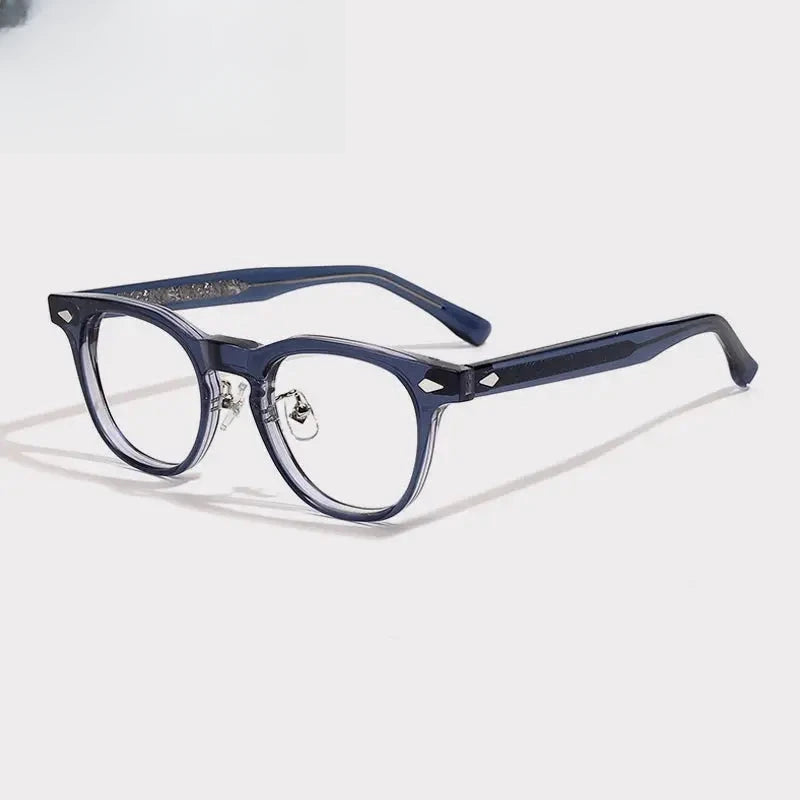 Unisex Square Full Rim Acetate Prescription Glasses G1522 — view 7 | Rx Spectacle