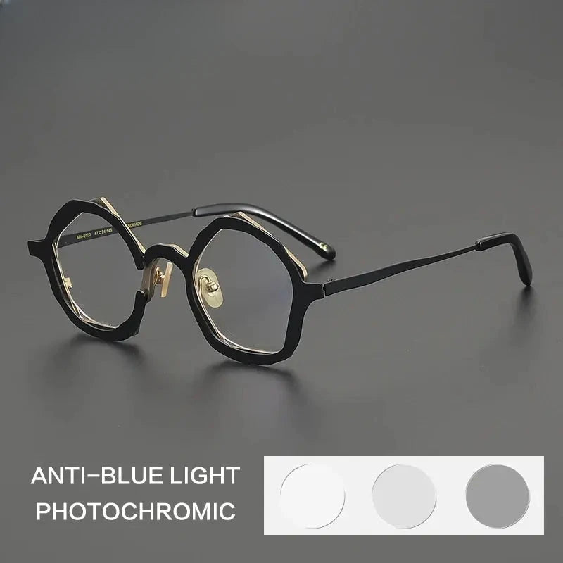 Unisex Oval Full Rim Titanium Reading Glasses 970100 — view 7 | Rx Spectacle