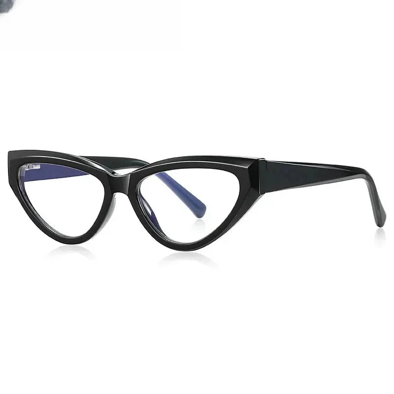 Women's Cat Eye Full Rim Titanium Prescription Glasses 312153 — view 6 | Rx Spectacle
