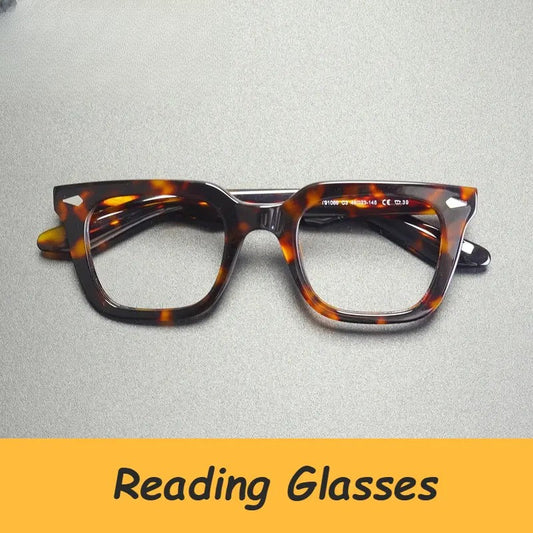 Unisex Browline Full Rim Acetate Reading Glasses G91066 — view 1 | Rx Spectacle
