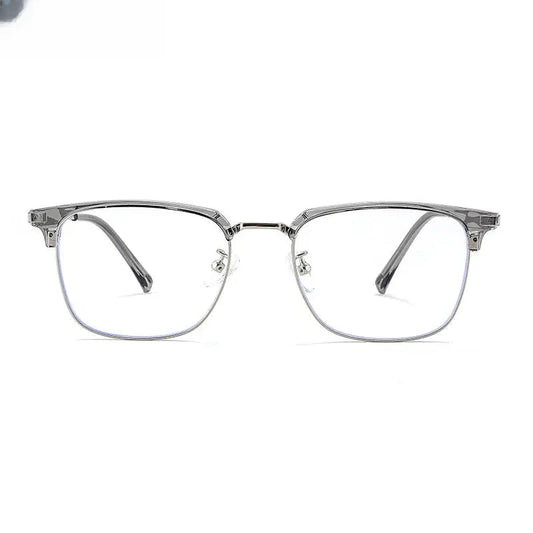 Men's Square Full Rim Titanium Reading Glasses 8026 — view 1 | Rx Spectacle