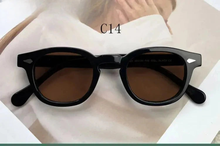 Women's Oval Full Rim Acetate Prescription Glasses Y4638 — view 15 | Rx Spectacle