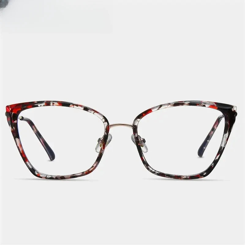 Women's Cat Eye Full Rim TR90 Prescription Glasses 87257 — view 1 | Rx Spectacle