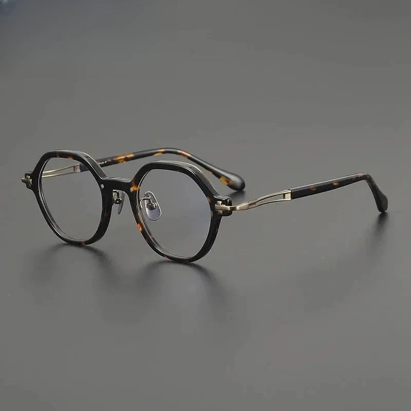 Unisex Oval Full Rim Acetate Flat Top Prescription Glasses G84721 — view 4 | Rx Spectacle