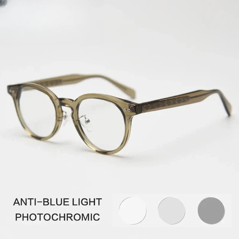 Square Full Rim Titanium Reading Glasses G83078 — view 5 | Rx Spectacle