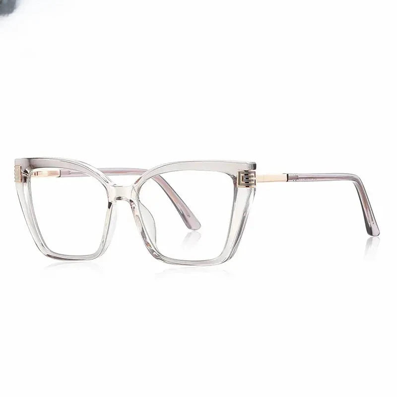 Women's Cat Eye Full Rim TR90 Prescription Glasses 882260 — view 6 | Rx Spectacle