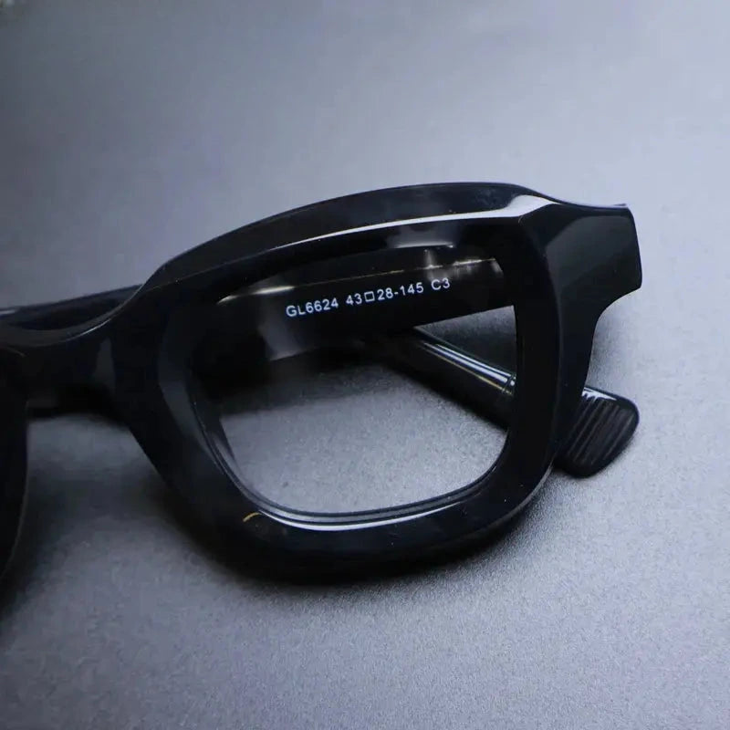 Unisex Square Full Rim Acetate Prescription Glasses Gxyj1145 — view 4 | Rx Spectacle